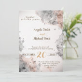 Elégante invitation de mariage (Debout devant)