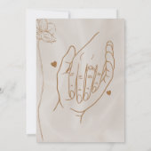 Elégante invitation de mariage (Dos)