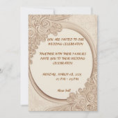 "Elégante invitation de mariage - Amour intemporel (Devant)