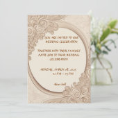 "Elégante invitation de mariage - Amour intemporel (Debout devant)