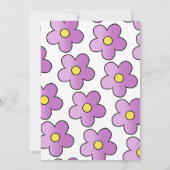 Elégante invitation de mariage avec Calligraphie m (Dos)