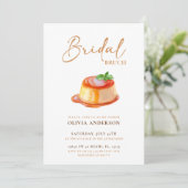 Élégante invitation de mariage bohème orange brûlé (Debout devant)