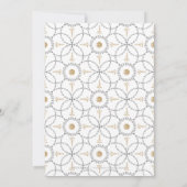 Élégante invitation de mariage classique classique (Dos)