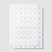 Élégante invitation de mariage manuscrite moderne  (Décalage (Invitation))