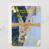 Élégante invitation de mariage modifiable (Devant)