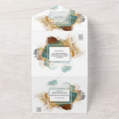 Elégante invitation de mariage/rsvp/détails. (Dehors)