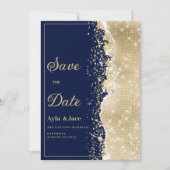 Élégante invitation de sauvegarde de date de maria (Devant)