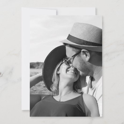 Élégante invitation noire et ocre doré, confettis (Dos)