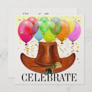 Elégante invitation occidentale