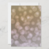 Élégante invitation pour son 100e anniversaire (Dos)