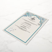 Elegante islamitische huwelijksuitnodiging van fol folie uitnodiging (Gedraaid)