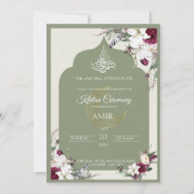 Elegante Islamitische Khitan-ceremonie Bloemenuitn