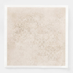 Elegante ivoren damast voor alle gelegenheden servet