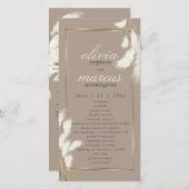 Elegante ivoren pampas gras Abby1 (Voorkant / Achterkant)