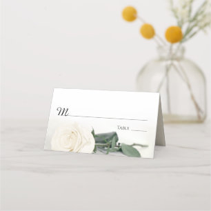 Elegante Ivoren Witte Roos Trouw Write-In