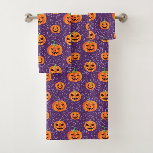 Elegante Jack O' Lanterns Bad Handdoek (Insitu)