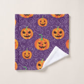 Elegante Jack O' Lanterns Bad Handdoek (Wasdoekje)