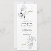 Elegante Japanse Koi Fish Wedding Kaart (Voorkant)