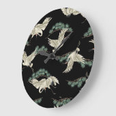 Elegante Japanse kraan: artistieke uitbeelding. Grote Klok (Hoek)