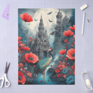 Elegante Japanse thema decoupage crafting Tissuepapier