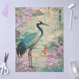 Elegante Japanse thema decoupage crafting Tissuepapier