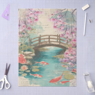 Elegante Japanse thema decoupage crafting Tissuepapier