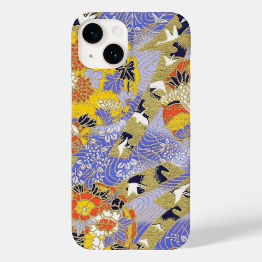 Elegante Japanse Washi Origami Lucky Cranes Case-Mate iPhone Case (Achterkant)