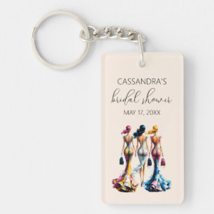 Elegante Jurk Meisjes Bruiloft Feest Sleutelhanger