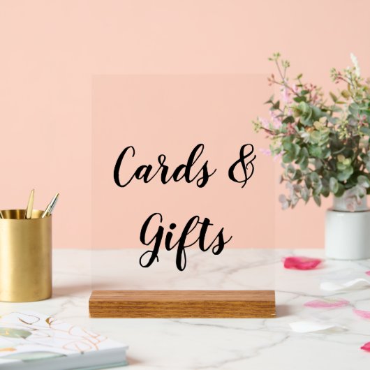 Elegante Kaarten en Geschenken Acryl Teken Acryl Bord (Huwelijk)