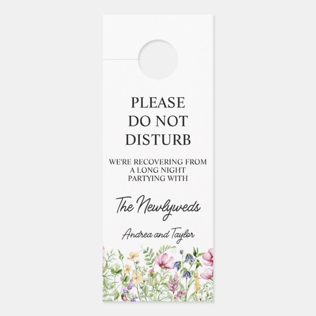 Elegante kalligrafie Floral Wedding Guest (Voorkant)