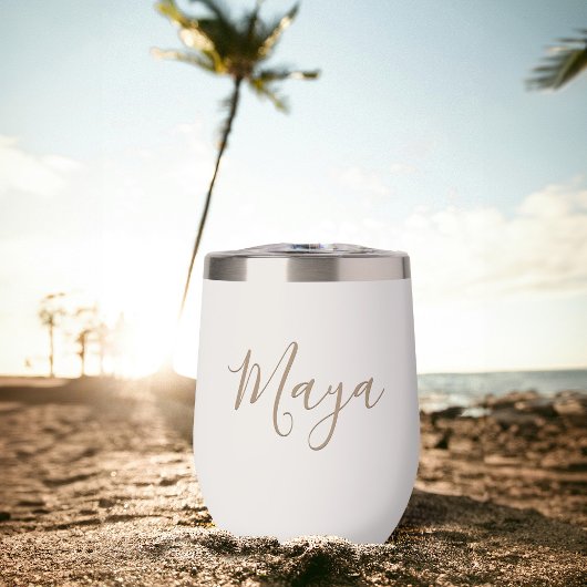 Elegante Kalligrafie lettertype aangepaste naam te