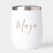 Elegante Kalligrafie lettertype aangepaste naam te (Achterkant)