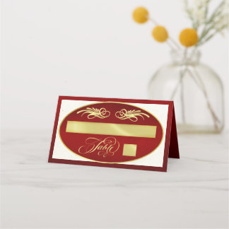 Elegante kalligrafie - Rood/Goud