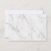 Elegante kalligrafie Script bruiloft RSVP Kaartje (Achterkant)