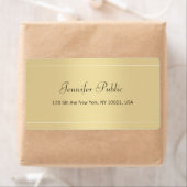 Elegante kalligrafie Script Gold Sjabloon Modern Etiket (Insitu)