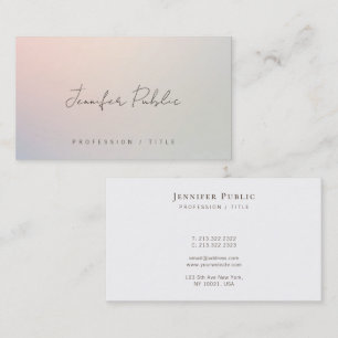 Elegante kalligrafie script sjabloon professioneel visitekaartje