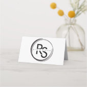 Elegante kalligrafie Script Trouwtafel (Achterkant)