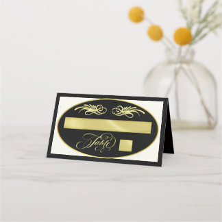 Elegante kalligrafie - Zwart/Goud