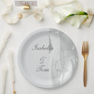 Elegante kanten bruids schrift tafel  papieren bordje