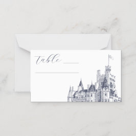 Elegante  Kasteelillustratie Bruiloft