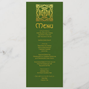 Elegante Keltische Trouwring Groen Nepgoud Keltisc Menu