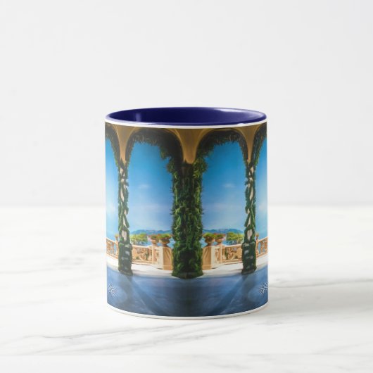 Elegante kerken van Italië Veranda Lake Como Mok (Midden)