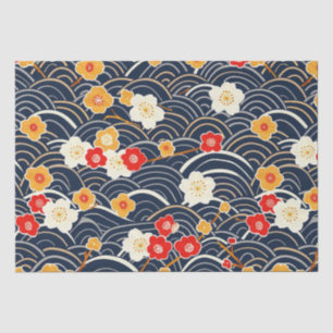 Elegante kersenbloesem naadloos patroon (12) tissuepapier