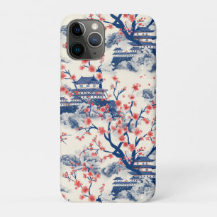 Elegante kersenbloesem naadloos patroon (15) iPhone 11 pro hoesje