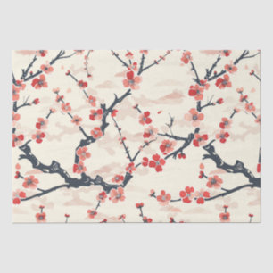 Elegante kersenbloesem naadloos patroon (5) tissuepapier