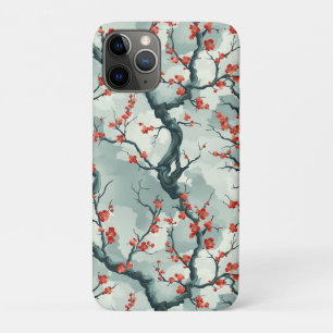 Elegante kersenbloesem naadloos patroon (7) iPhone 11 pro hoesje