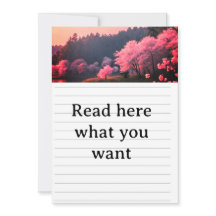 Elegante Kersenbloesem Trouwuitnodiging - Romantis