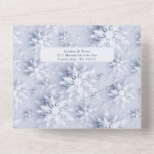 Elegante kerst 7 foto begroeting QR vakantie Kaart (Achterkant)