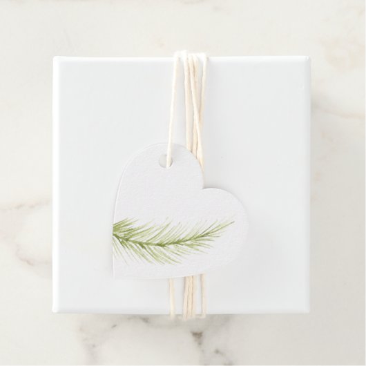 Elegante kerst bloemen vakantie bedankjes labels (In situ)