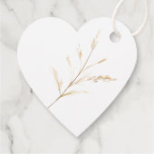 Elegante kerst bloemen vakantie bedankjes labels (Achterkant)